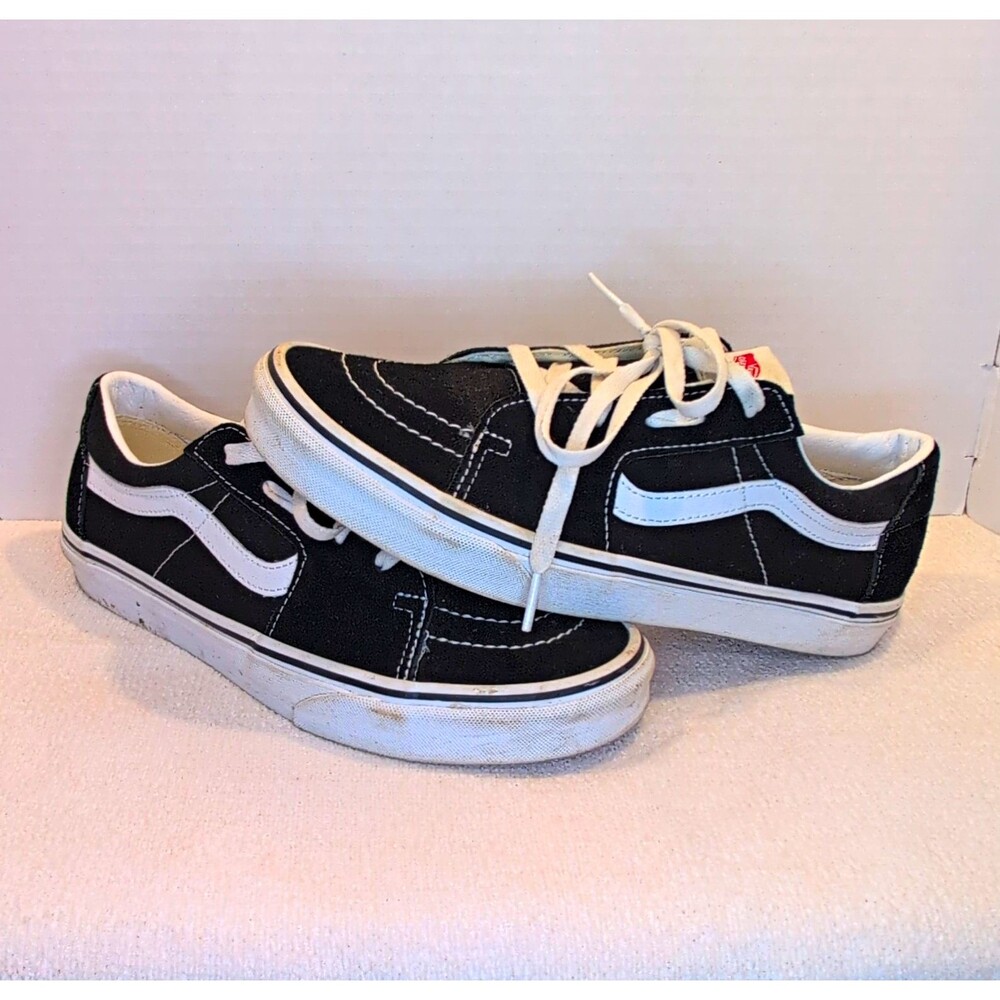 Vans Old Skool Men's Canvas Lace-Up Sneakers Black/White US 9.5